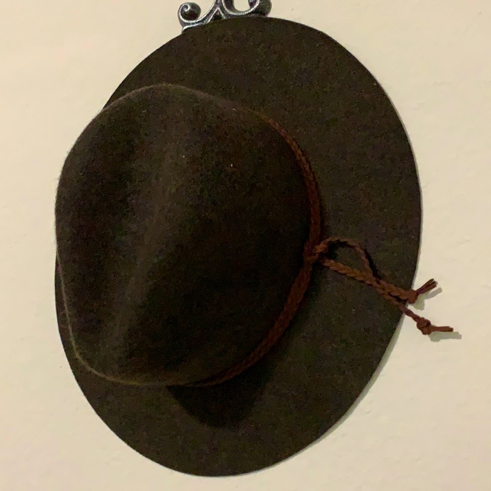 Adjustable Brown Floppy Brim Fedora